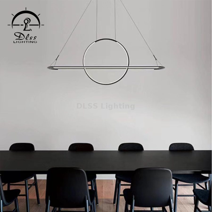 Candelabru suspendat LED, design simplu