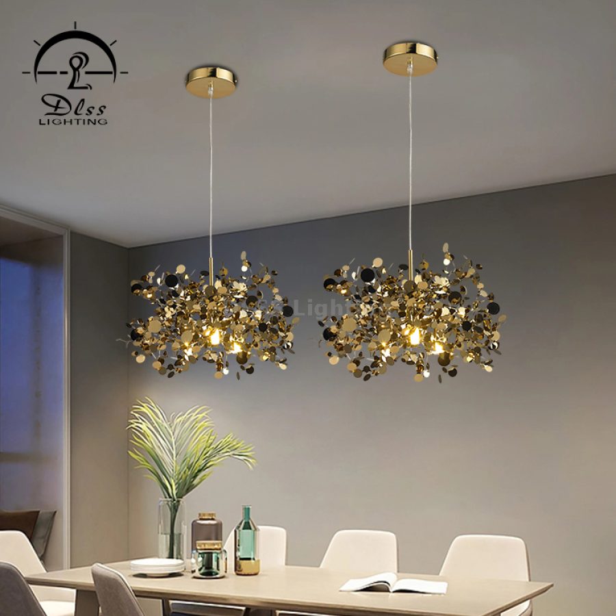 Candelabru suspendat din metal, LED, 10057P
