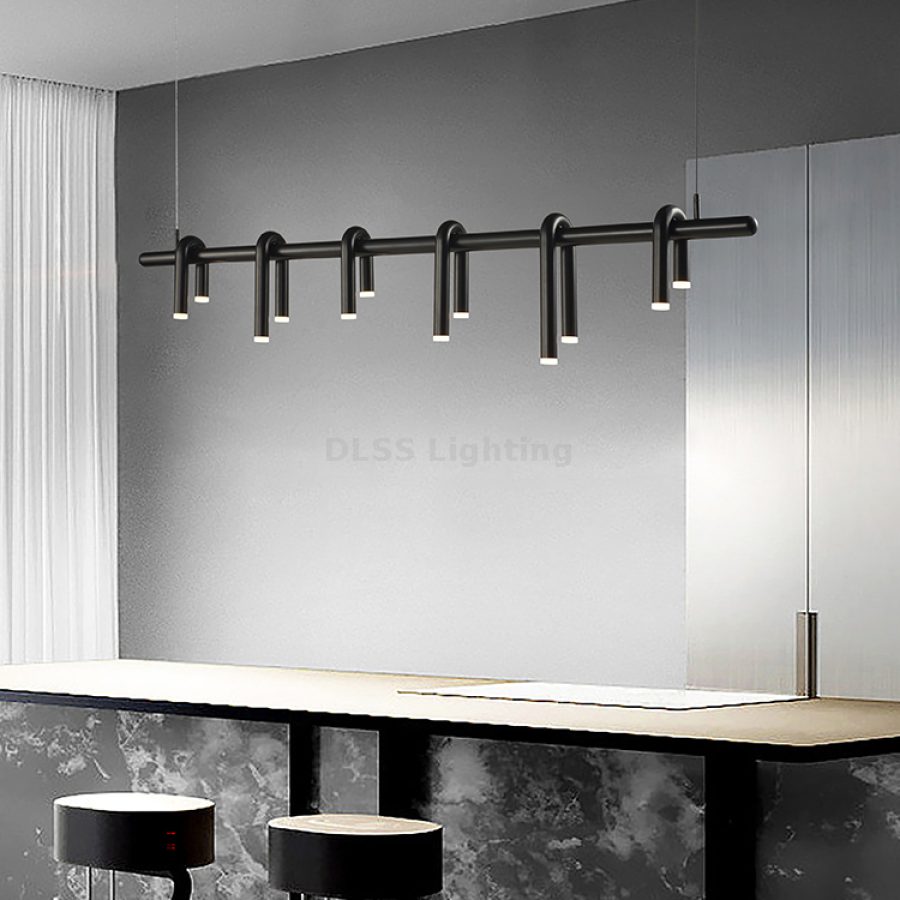 Candelabru suspendat din metal, stil nordic