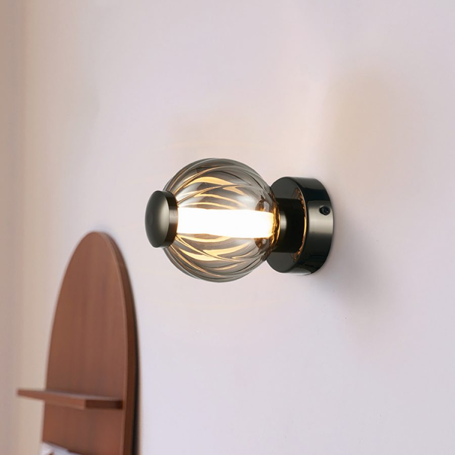 Aplică LED de perete, lumină sus-jos, stil nordic