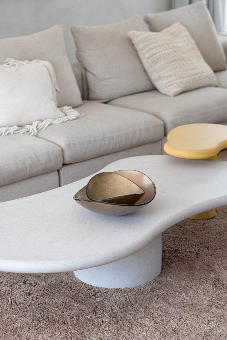 Oval bowl cobre 69×56×16 cm