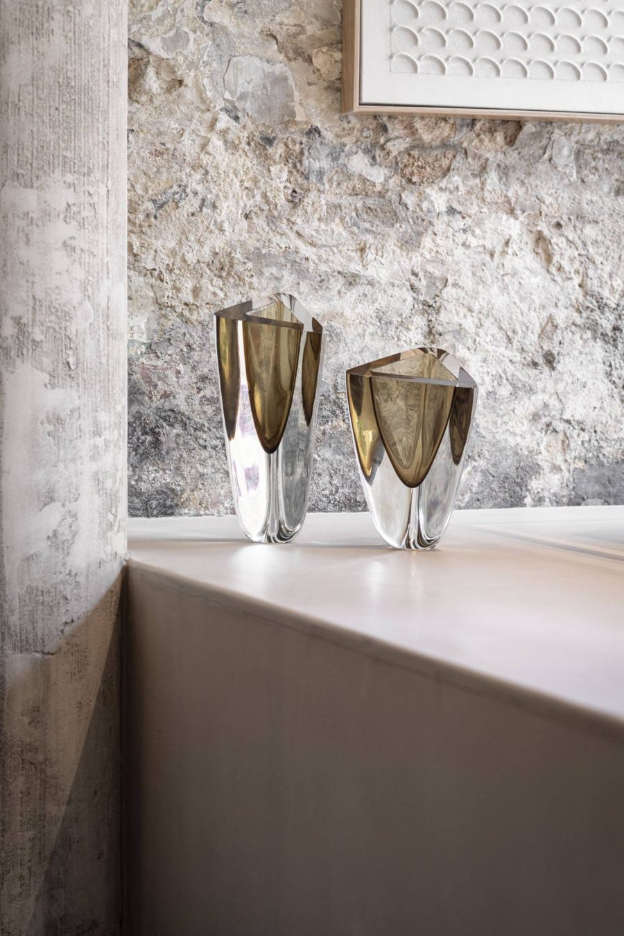 Triangle Vase 3 - Triangle Vase 4 fumê