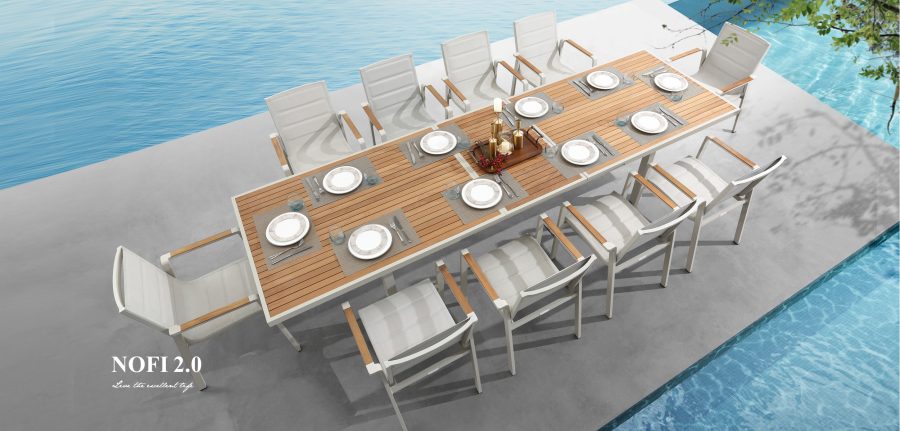 Nofi 11 Pieces Large Dining Set