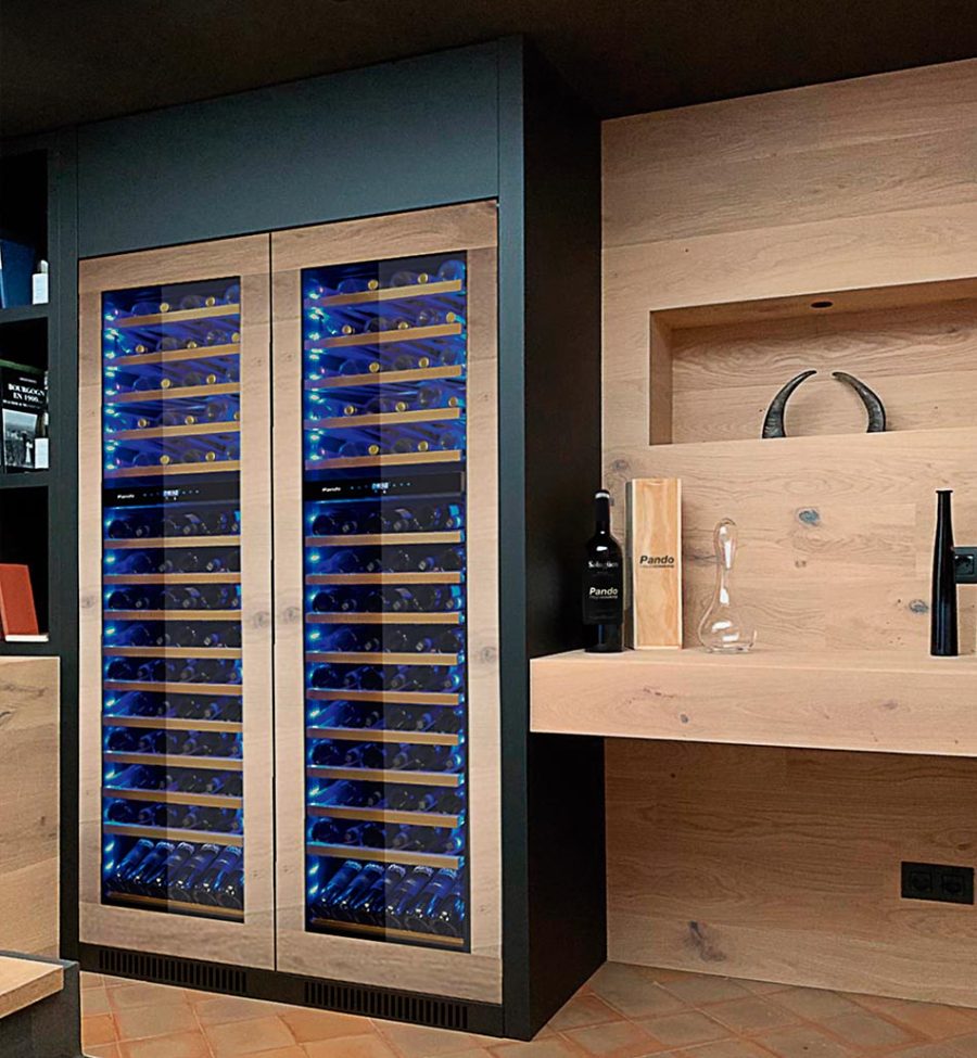 Vinotecă încorporabilă sub panou decorativ PVMA 178-101 PA