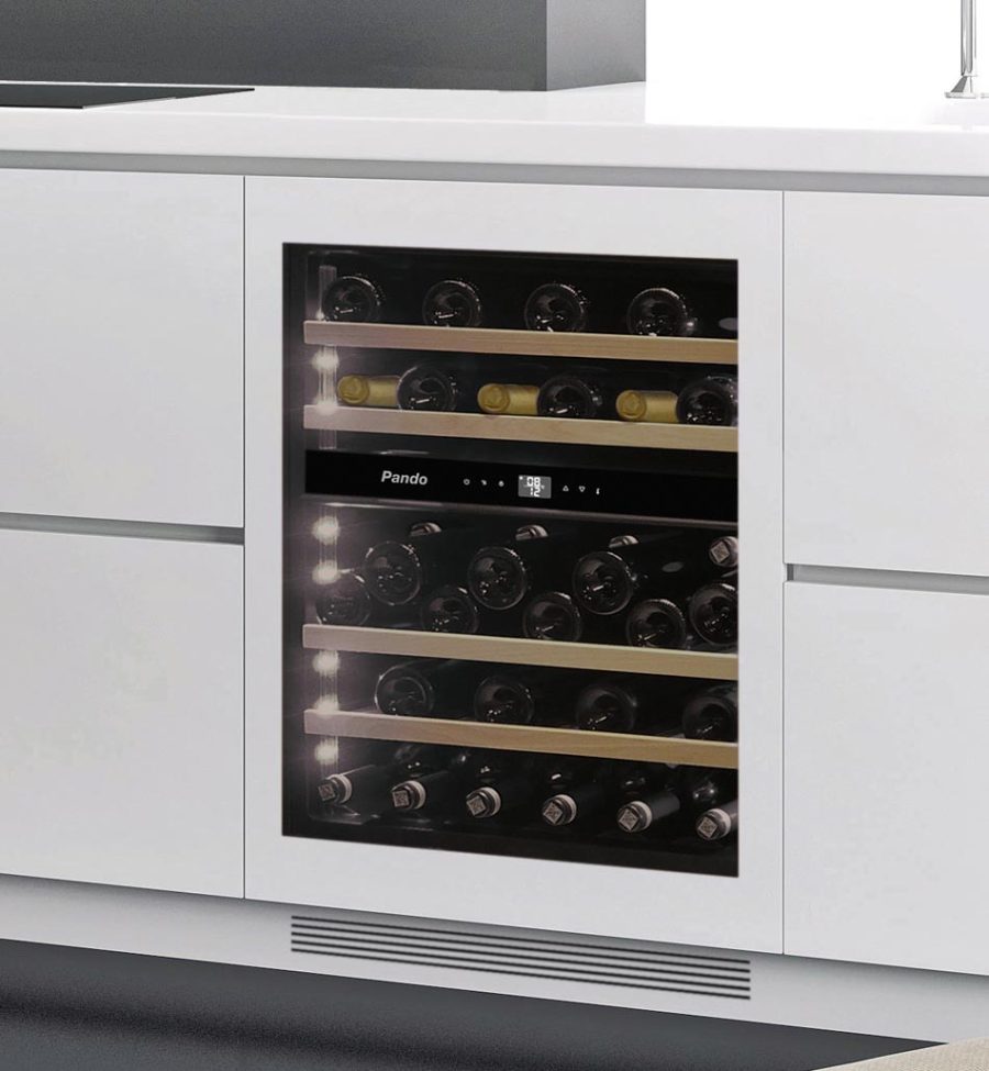 Vinotecă sub blat, încorporabilă sub panou decorativ, PVMBP 60-44 PA
