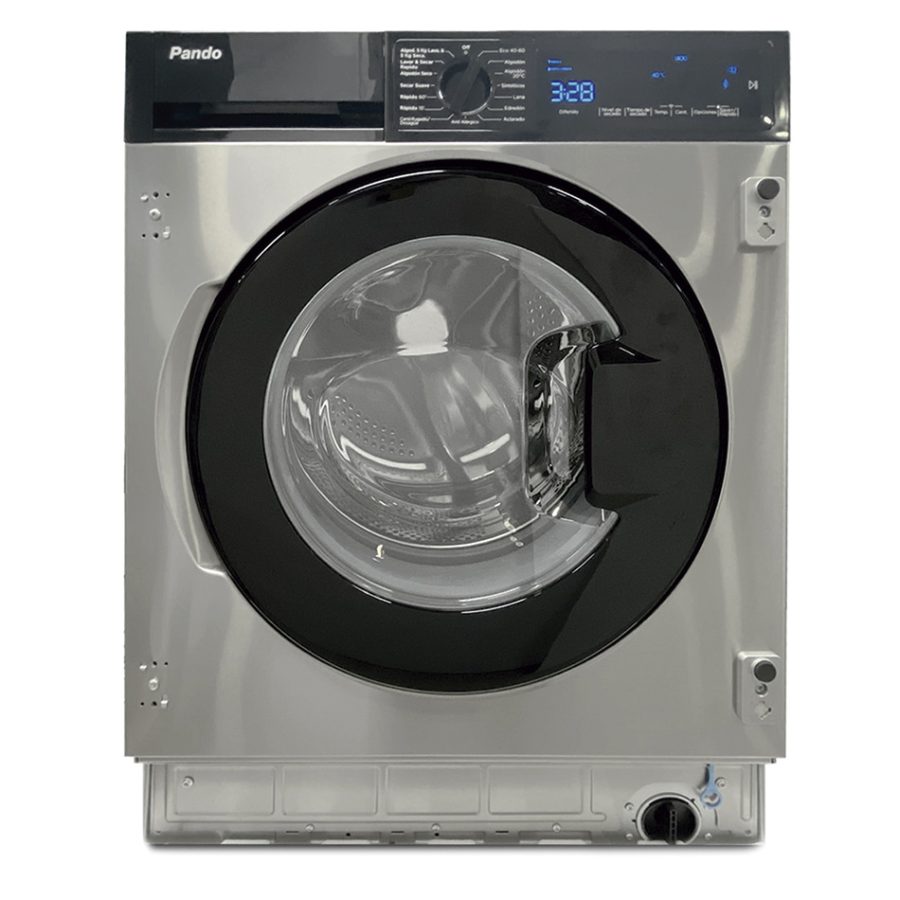PWL-9160 Mașină de spălat rufe încorporabilă sub panou decorativ, inox, Ref. 010867
