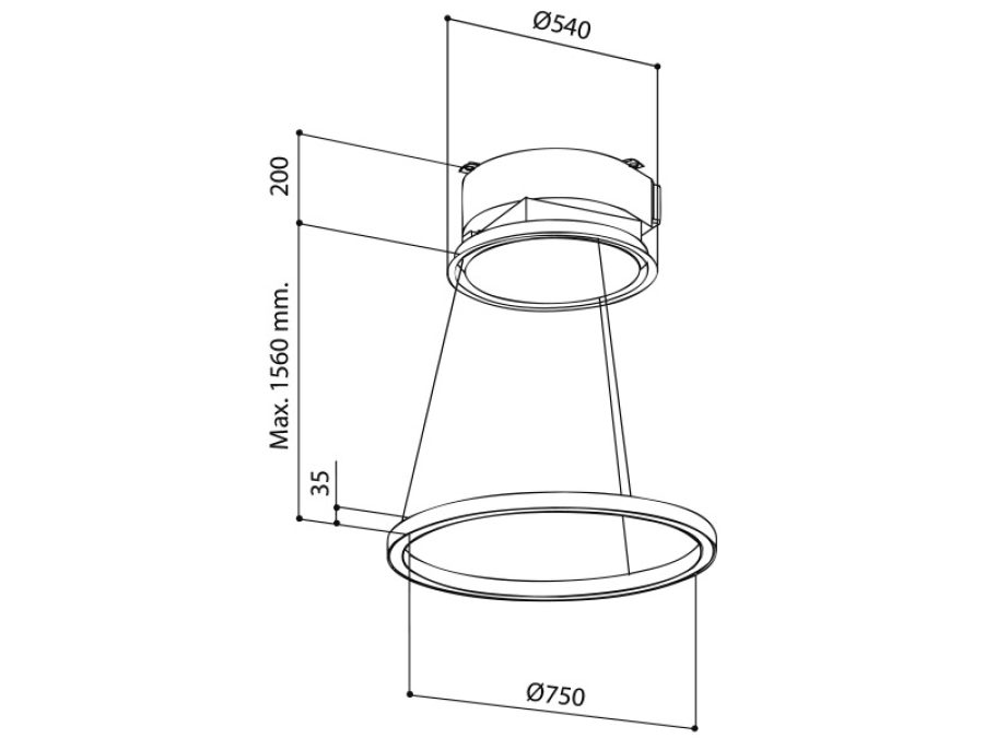 Потолочная вытяжка SKYRING LIGHT