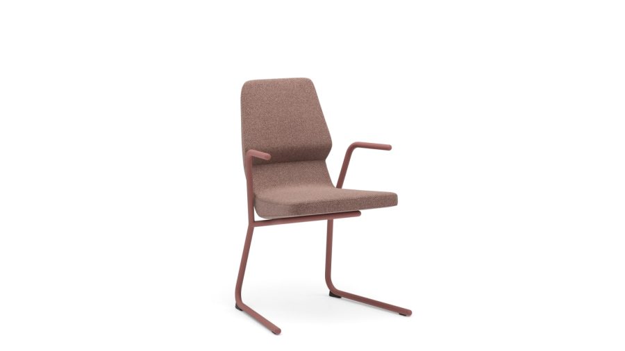 Scaun Oblique, scaun cantilever o25 cu cotieră