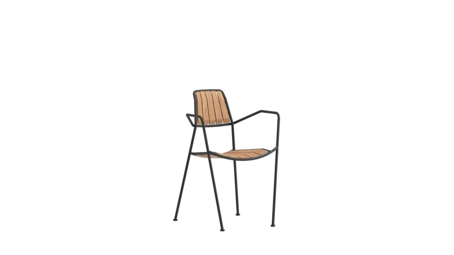 Scaun Osmo Outdoor, scaun INOX cu lemn