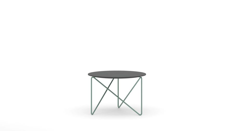 Măsuță de cafea Polygon, măsuță joasă o60 cu blat fenix