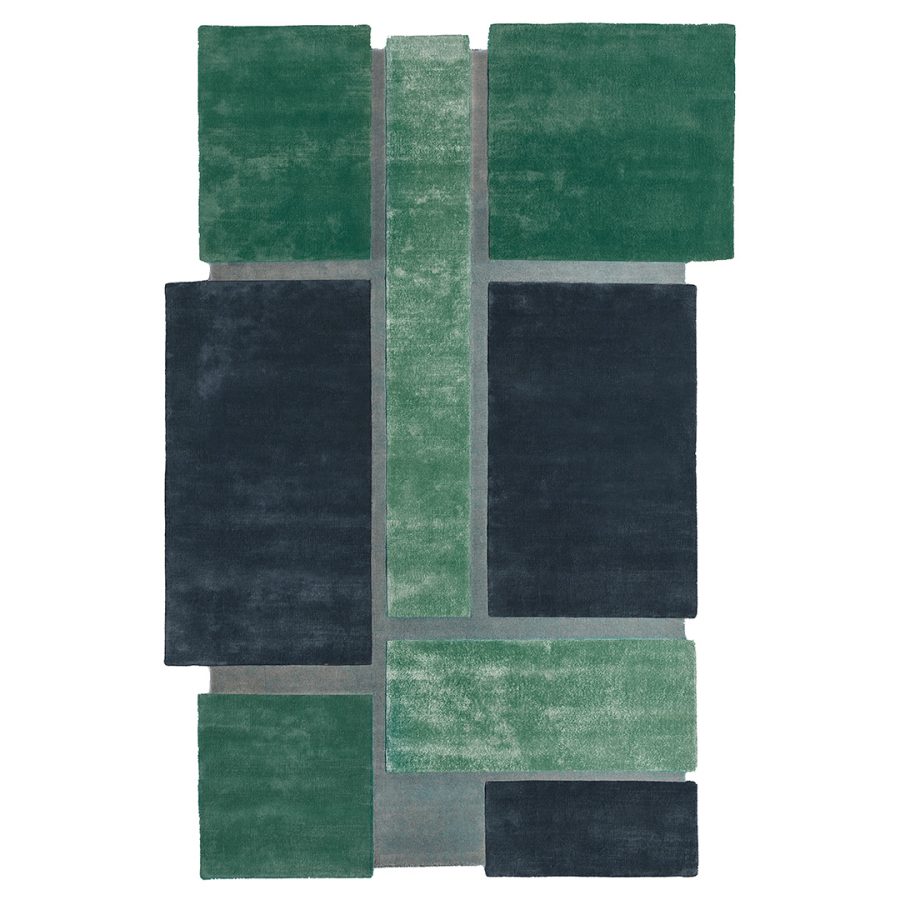 Covor POP THREE BLUE/GREEN