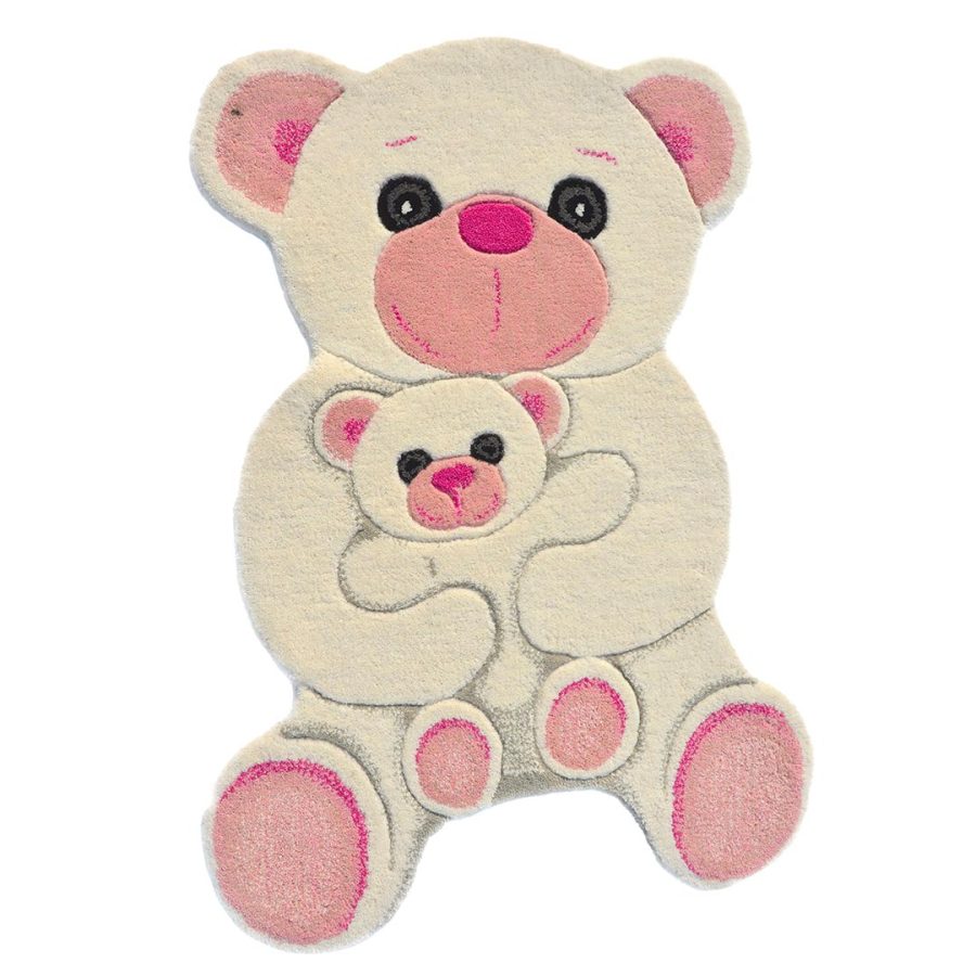 Covor ANIMALS POLAR BEAR IVORY/PINK